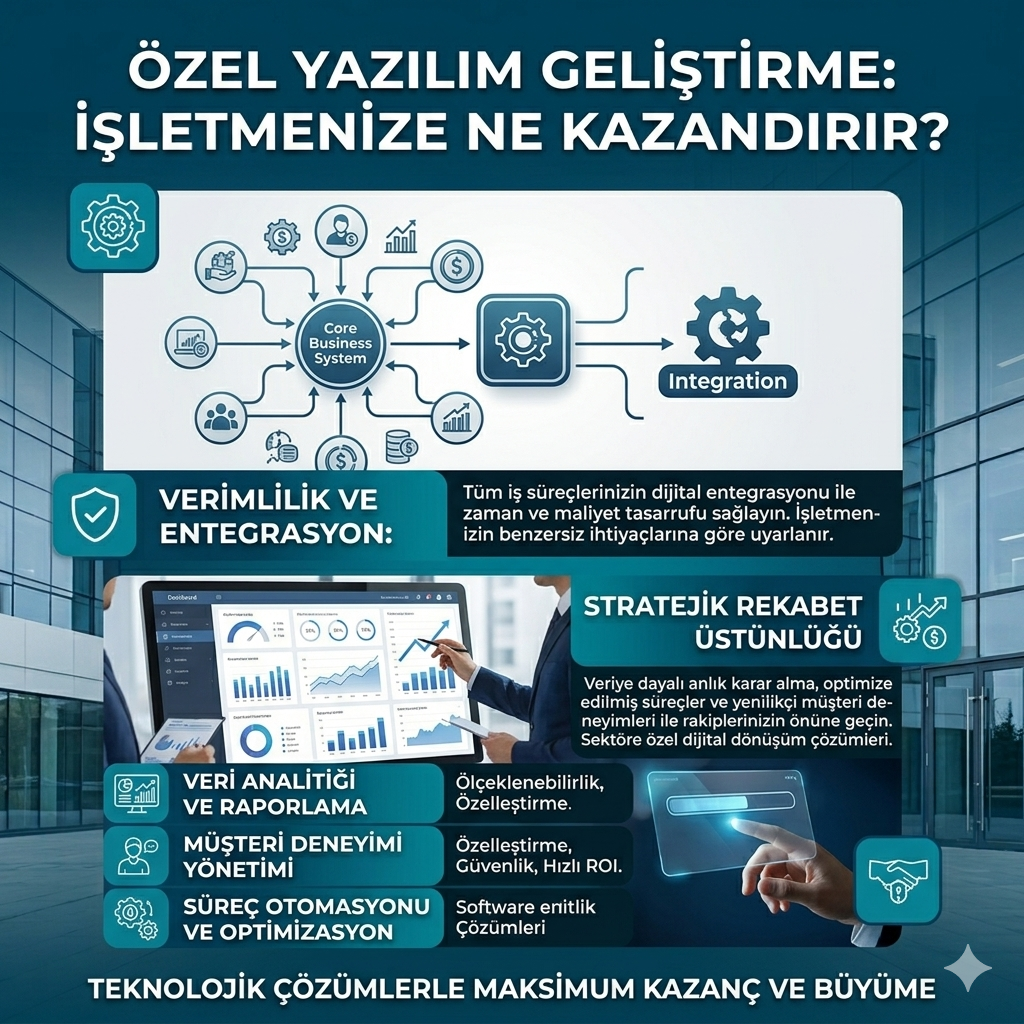Özel yazılım geliştirme: işletmenize ne kazandırır?
